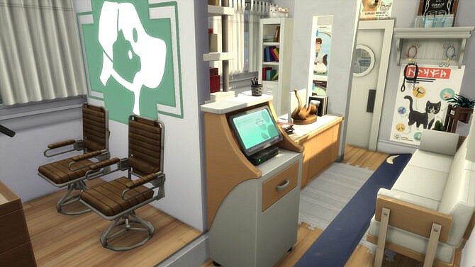 Sims 4 Vet Clinic Bus NO CC 20x20 by bradybrad7 at Mod The Sims 4