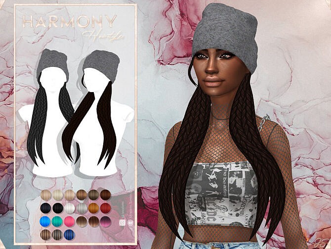 Sims 4 Harmony Hair Set by JavaSims at TSR