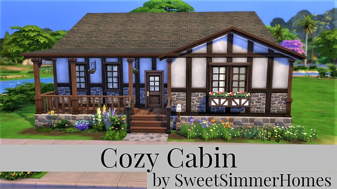 Sims 4 Cozy Cabin by SweetSimmerHomes at Mod The Sims 4