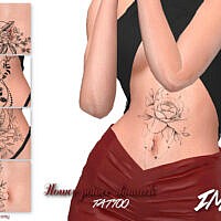 Imf Tattoo Flower Power Stomach By Izziemcfire