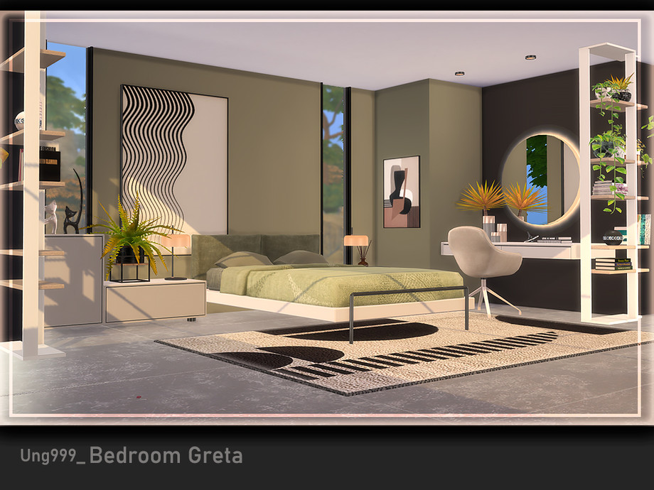 Bedroom Greta by ung999 at TSR » Sims 4 Updates