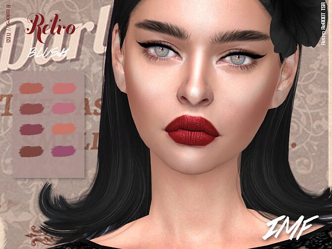 Sims 4 IMF Retro Blush N.65 by IzzieMcFire at TSR