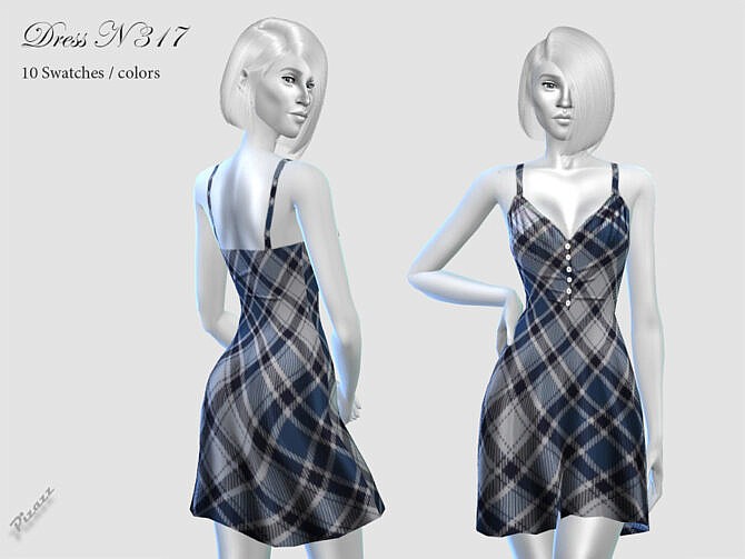 Sims 4 DRESS N 317 by pizazz at TSR
