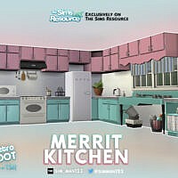 Retro Merrit Kitchen By Sim_man123