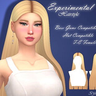 Hair 133F (Newsea) at May Sims » Sims 4 Updates