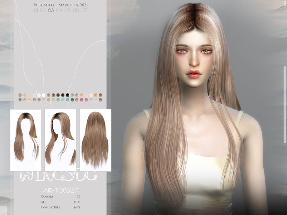 Wings To Hair By Wingssims At Tsr Sims Updates