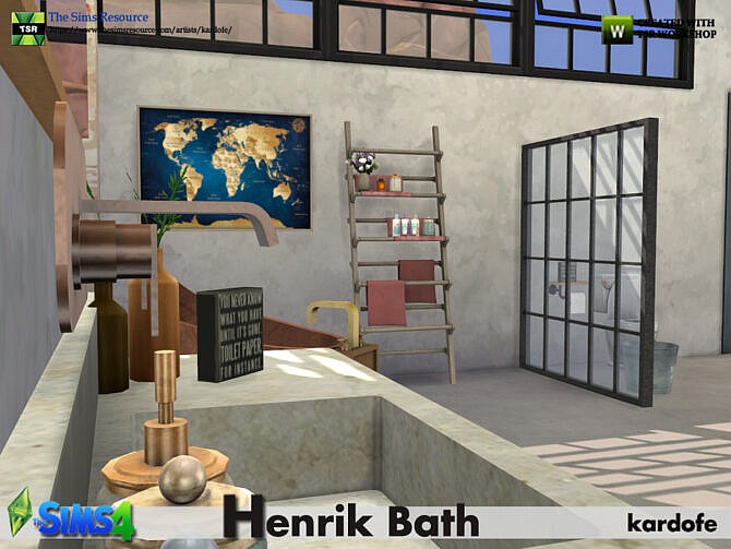 Sims 4 Henrik Bath by kardofe at TSR