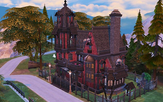Sims 4 Blood Manor by alexiasi at Mod The Sims 4