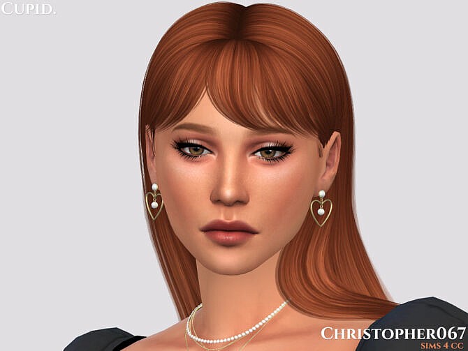 Sims 4 Cupid Earrings by Christopher067 at TSR