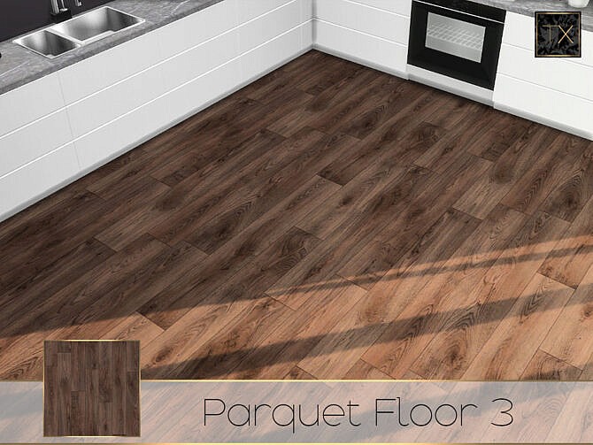 Sims 4 TX Parquet Floor 3 by theeaax at TSR