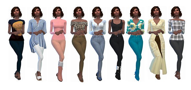 Sims 4 EP03 SKINNY JEANS at Sims4Sue