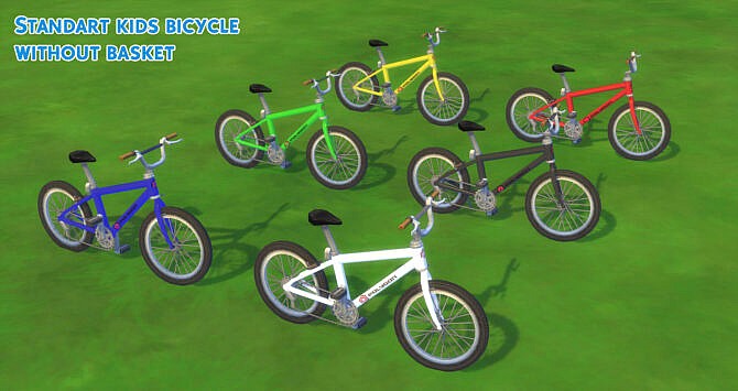 Sims 4 Bicycle For Kids and Toddler by Waronk at Mod The Sims 4