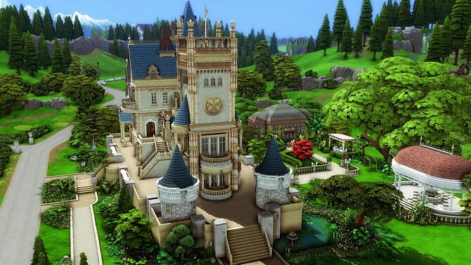 Sims 4 Renaissance Castle by plumbobkingdom at Mod The Sims 4
