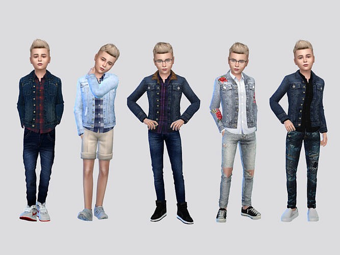 Harper Denim Jacket Boys By Mclaynesims