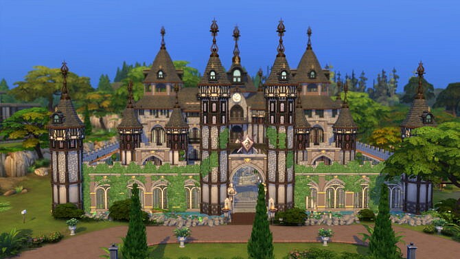 Sims 4 Fully furnished Medieval Castle by bradybrad7 at Mod The Sims 4
