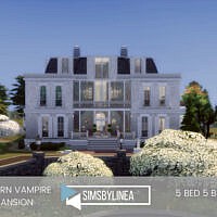 Modern Vampire Mansion By Simsbylinea