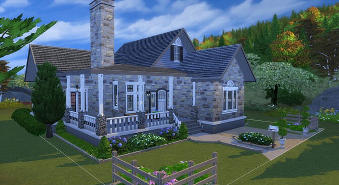 Sims 4 Amystika Cottage by Wykkyd at Mod The Sims 4