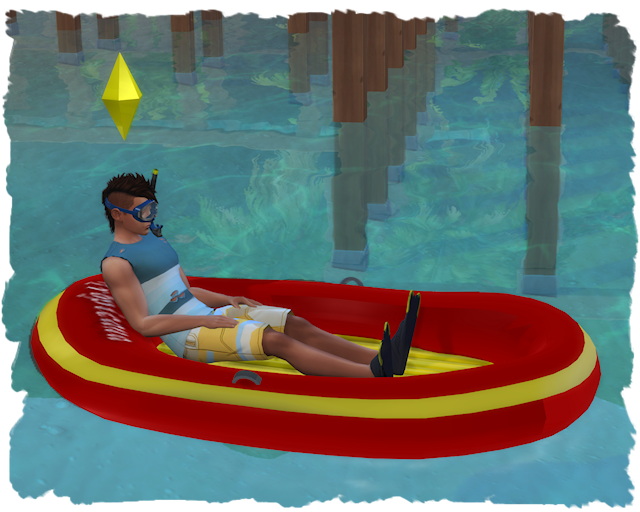 Sims 4 Inflatable Boat by Chalipo at All 4 Sims