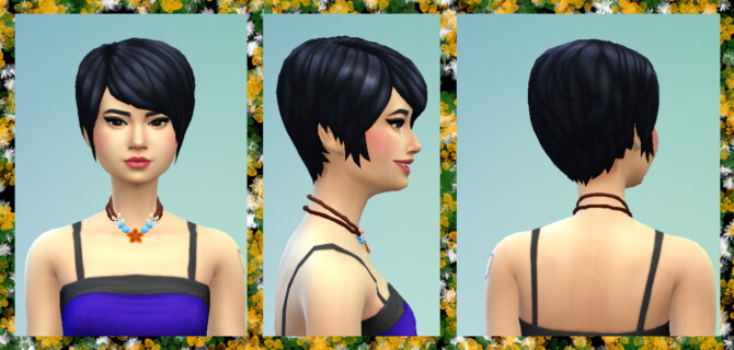 Sims 4 Flower Child Necklace by WelshWeirdo at Mod The Sims 4