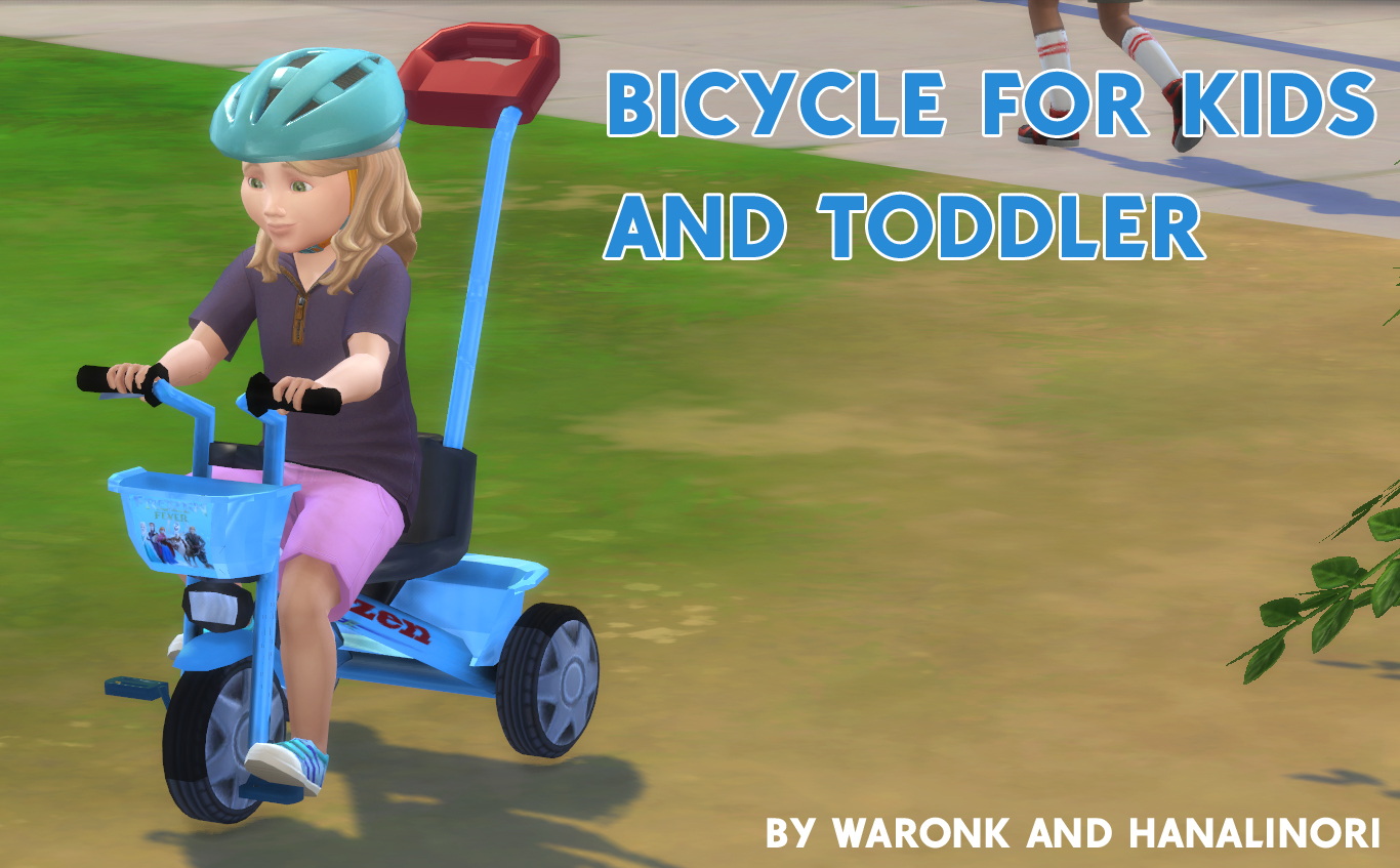 Bicycle For Kids and Toddler by Waronk at Mod The Sims 4 » Sims 4 Updates