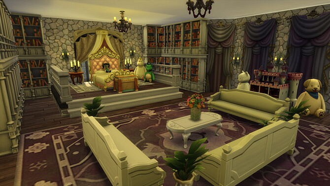 Sims 4 Fully furnished Medieval Castle by bradybrad7 at Mod The Sims 4
