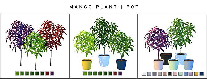 Sims 4 Daya Mango Plant at Nynaeve Design
