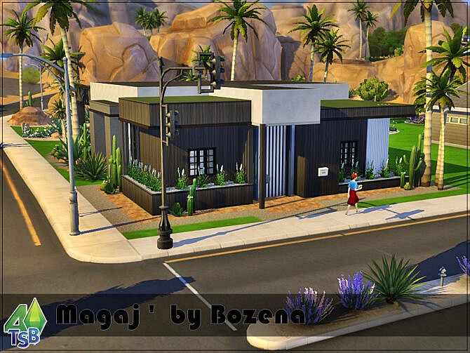 Sims 4 Magaj house by bozena at TSR