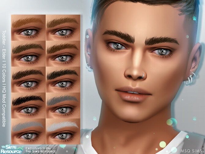 Sims 4 Eyebrows NB25 at MSQ Sims