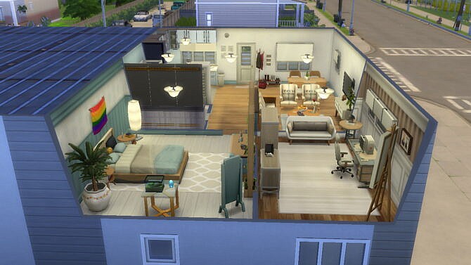 Sims 4 Stonestreet Apartments #3 by reniaxzabka at Mod The Sims 4