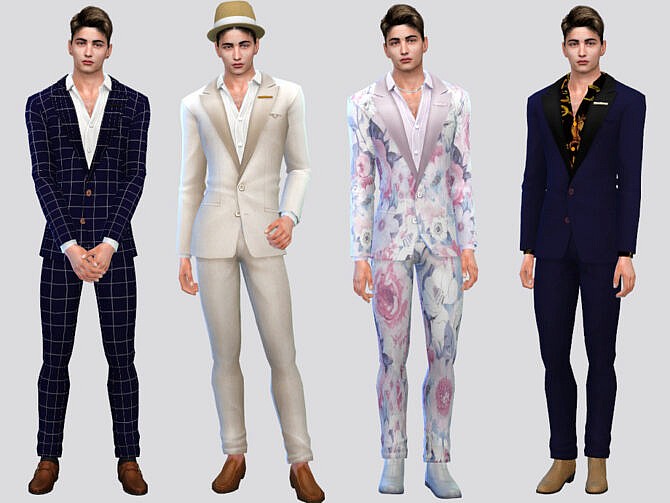 Sims 4 Fancy Men Suit by McLayneSims at TSR
