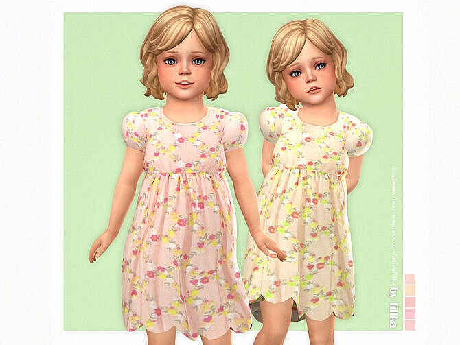 Sims 4 Lory Dress by lillka at TSR