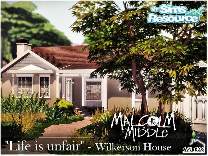 Sims 4 Life is unfair Wilkerson House by nobody1392 at TSR