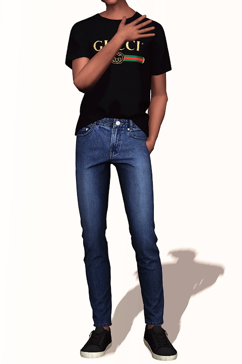 Sims 4 Slim Fit Jeans at Gorilla