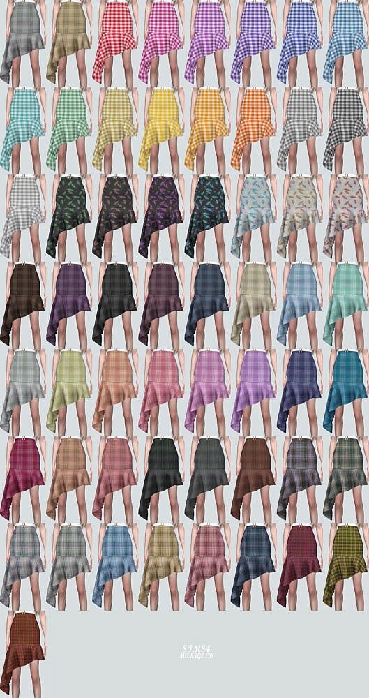 Sims 4 Midi Skirt V2 U 5 at Marigold