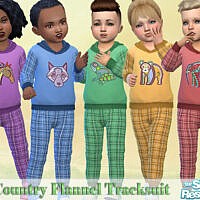 Country Flannel Tracksuit By Pelineldis