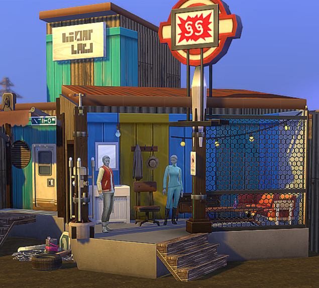 Sims 4 Fully furnished Diamond City Market by jwjj420 at Mod The Sims 4