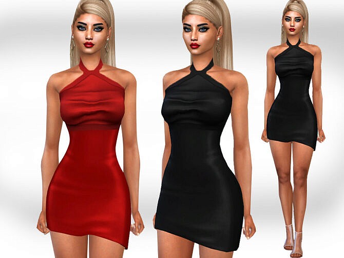 Sims 4 Elegant Coctail Dress by Saliwa at TSR