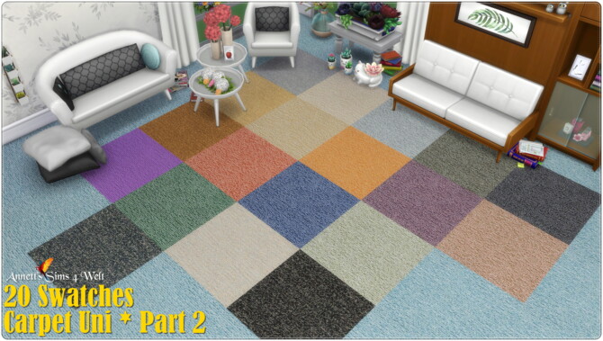 Sims 4 Carpets Uni Part 1   3 at Annett’s Sims 4 Welt