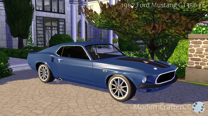 Sims 4 1967 Ford Mustang GT350 FE at Modern Crafter CC