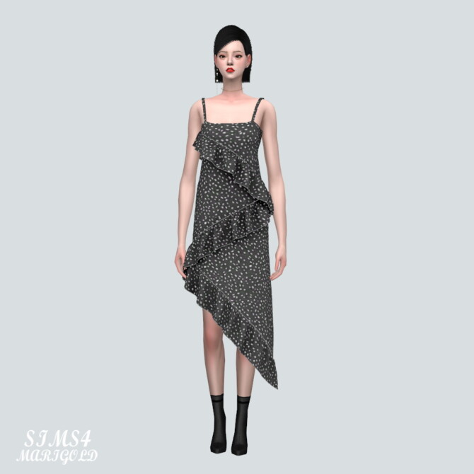 Sims 4 Bustier Dress V2 SF at Marigold