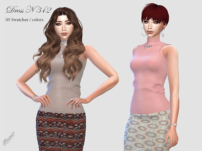 Sims 4 DRESS N 342 by pizazz at TSR