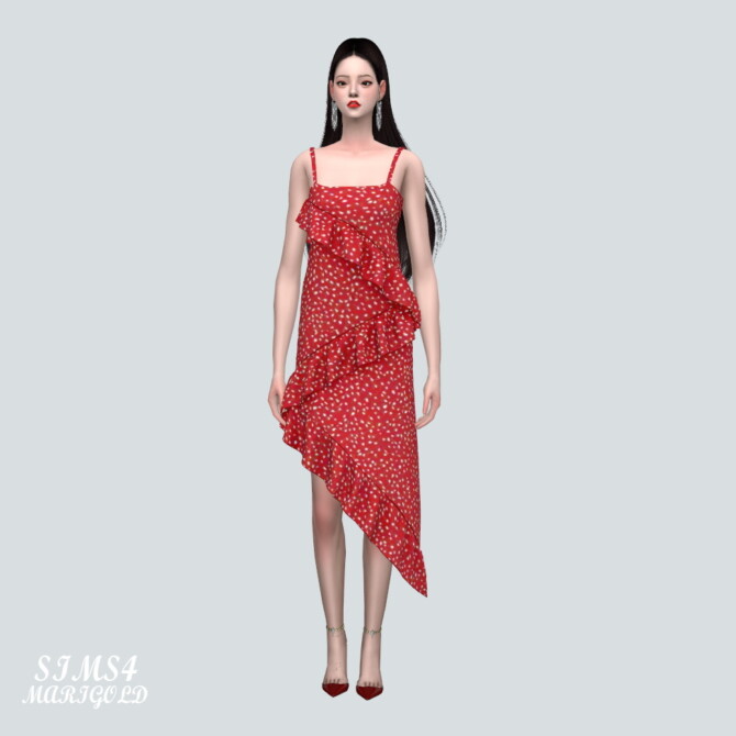 Sims 4 Bustier Dress V2 SF at Marigold