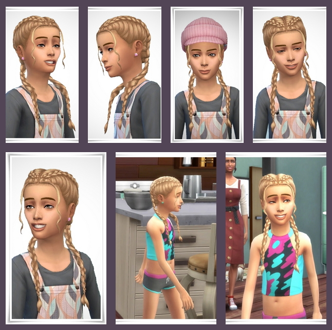 Sims 4 Manon Kids Hair at Birksches Sims Blog