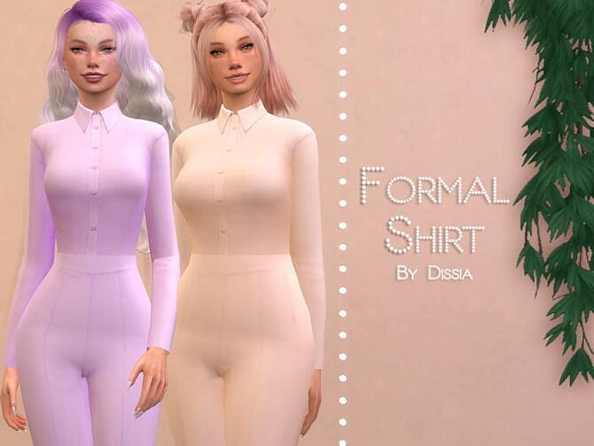 Sims 4 Formal Top by Dissia at TSR