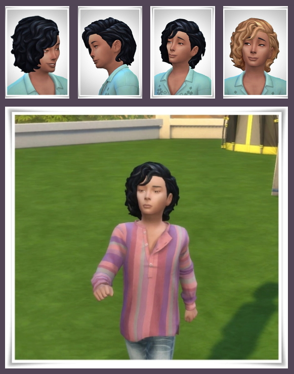 Sims 4 Logan Kids Hair at Birksches Sims Blog