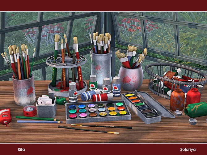 Sims 4 Rita clutter set by soloriya at TSR
