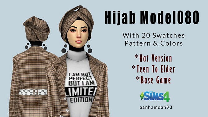 Sims 4 Hijab Model 080 & Tamita Longdress at Aan Hamdan Simmer93