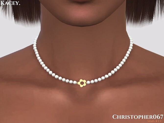 Sims 4 Kacey Necklace by Christopher067 at TSR