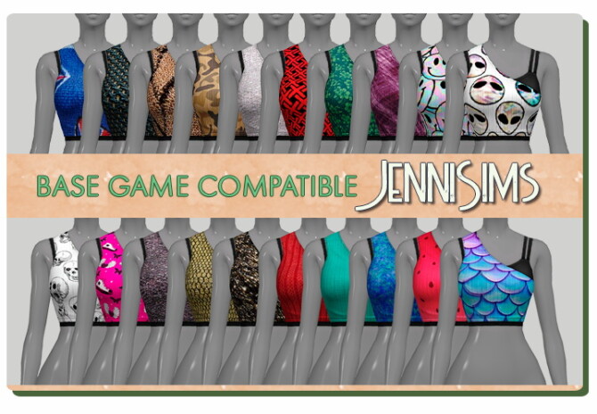 Sims 4 BASE GAME COMPATIBLE TOP at Jenni Sims