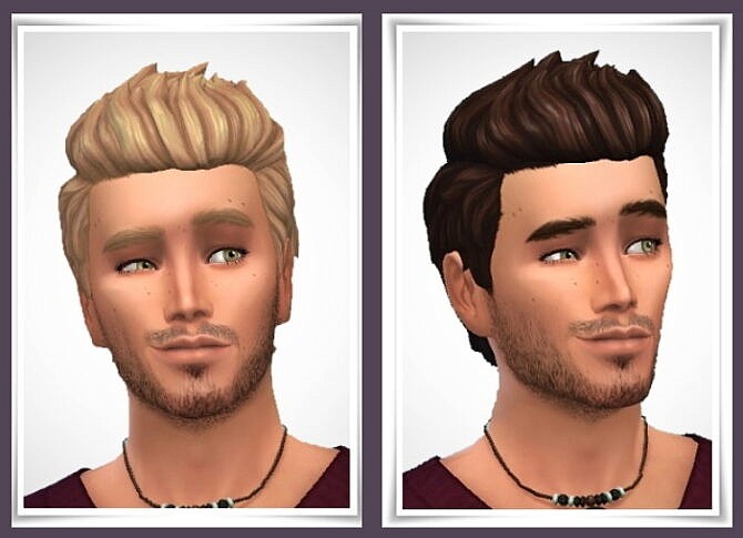 Sims 4 Johannes Hair at Birksches Sims Blog